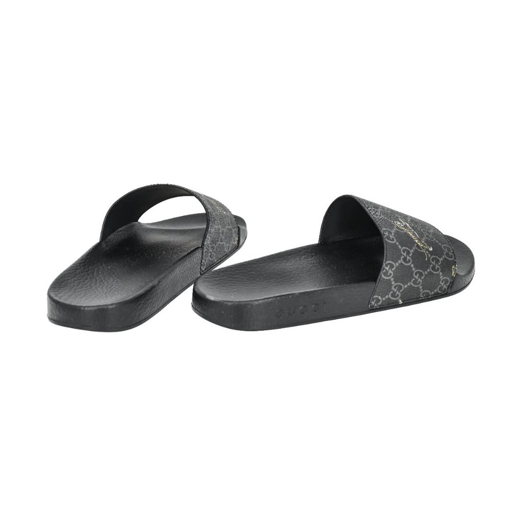 Gucci Men's GG Supreme Tiger Pint Slides - Picture 4 of 10